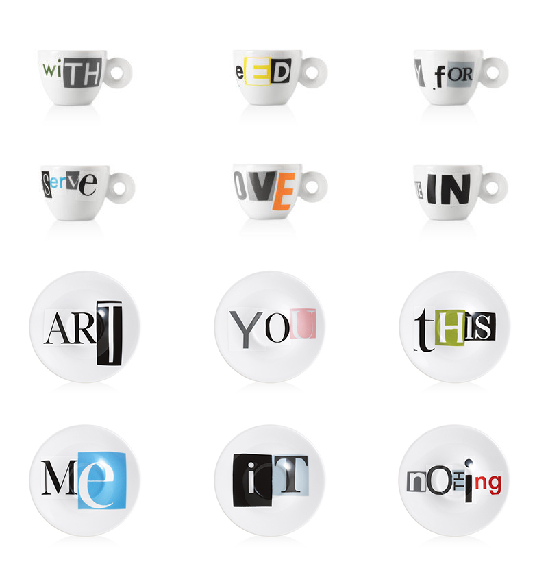 illy Art Collection Matteo Attruia - espressokopje en schotel