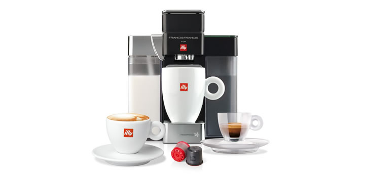 Y5 iperEspresso Milk, Espresso & Coffee Machine - Black - illy eShop