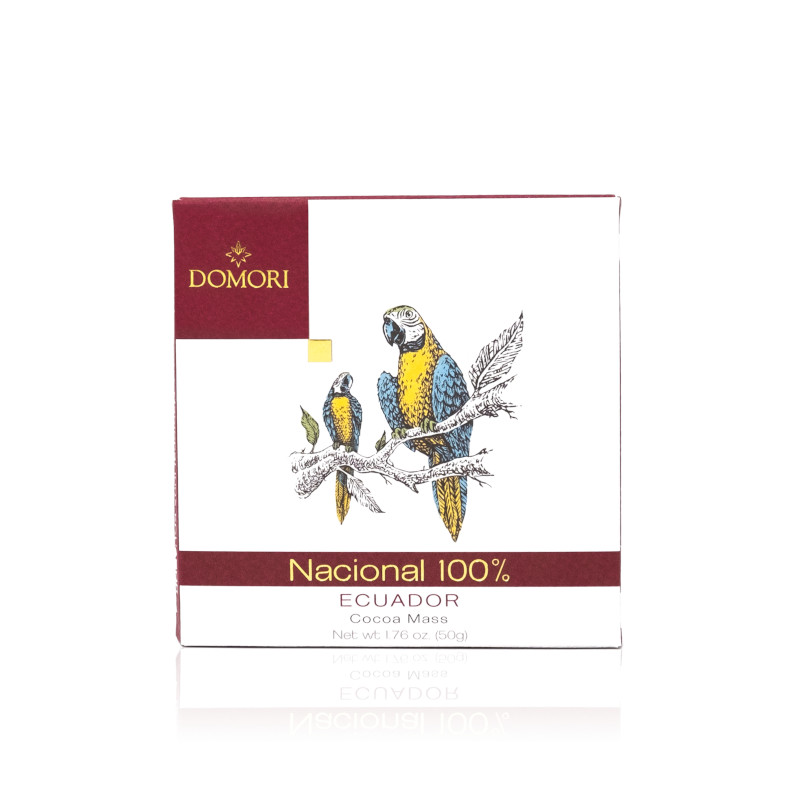 Tavoletta di cioccolato fondente 100% di Cacao dell'Ecuador 50gr