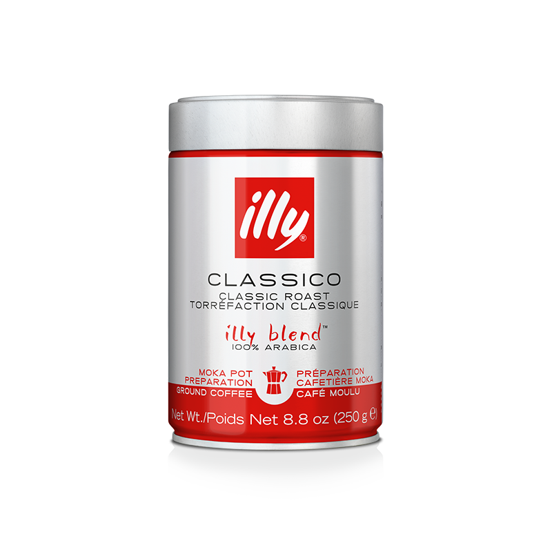 Café moulu Moka goût Classico - illy Shop