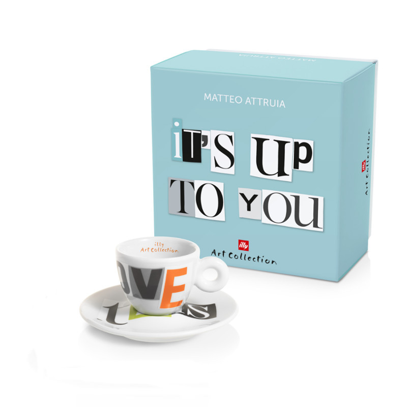 illy Art Collection Matteo Attruia - espressokopje en schotel