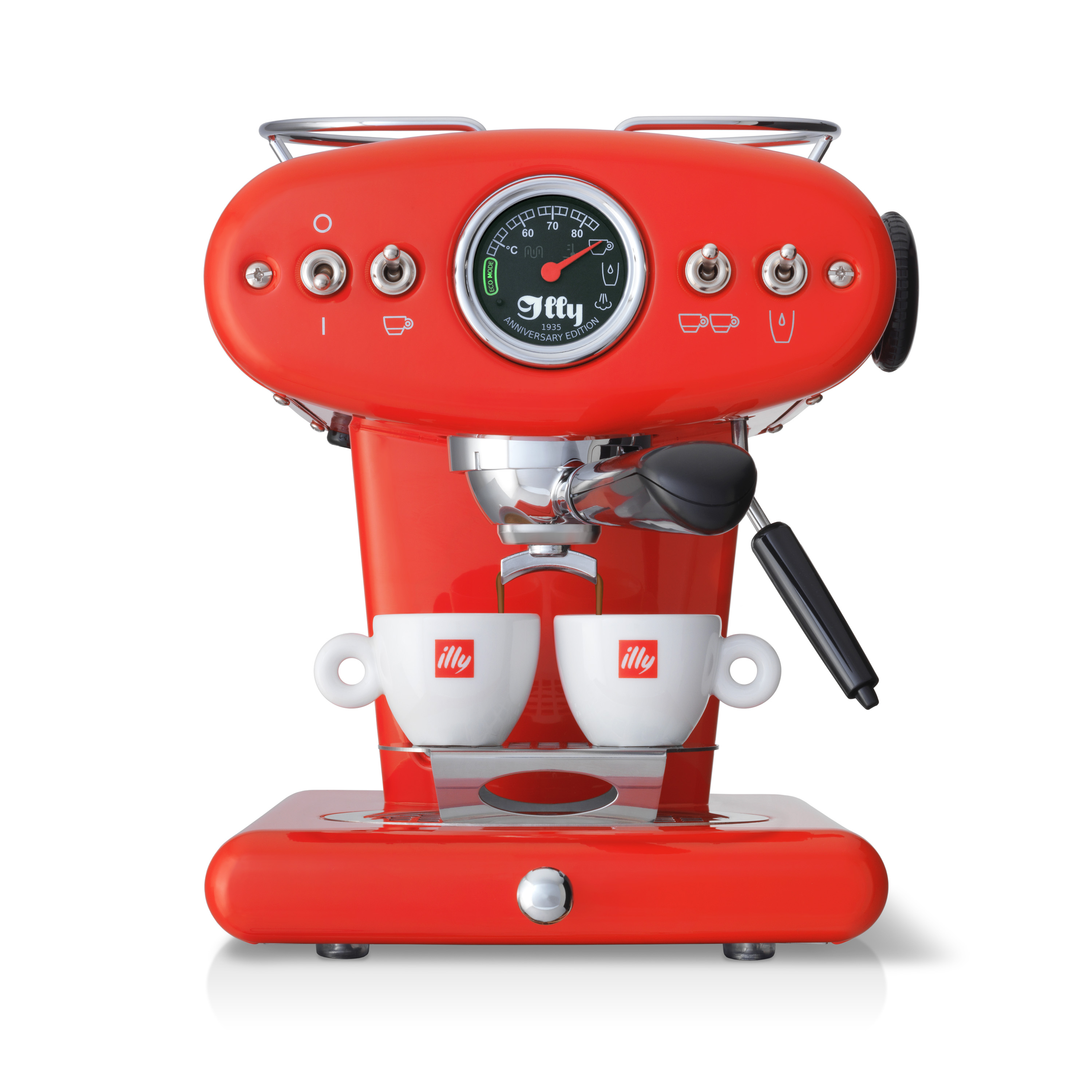 Transparant deelnemen Discreet X1 koffiemachine voor gemalen koffie en E.S.E pads | illy