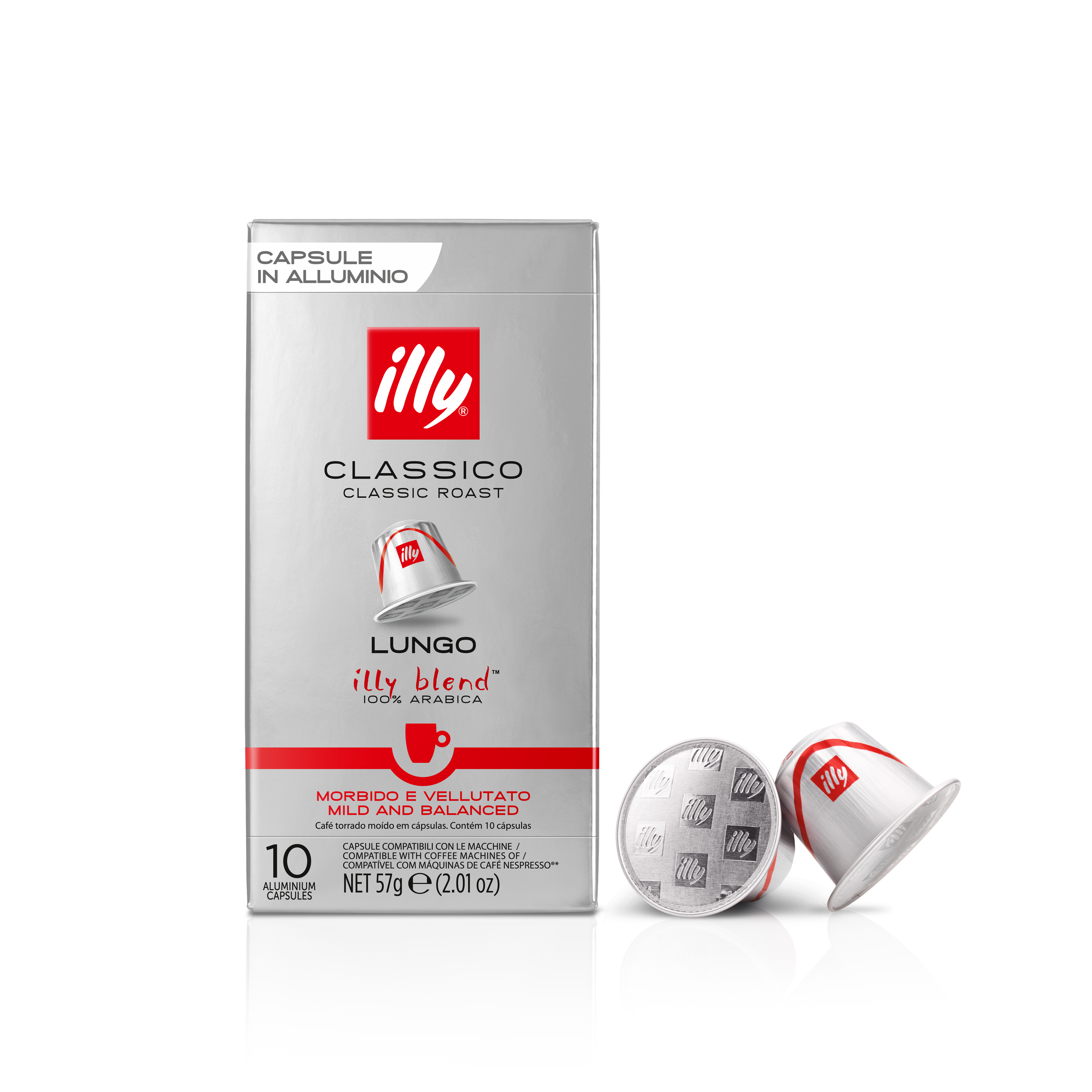 Capsule compatibili - 10 capsule caffè lungo - illy Shop