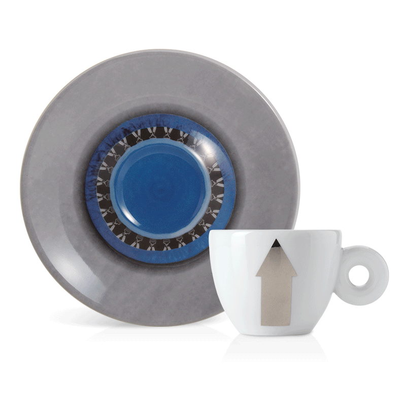 Set de 2 tazas de café espresso: la illy Art Collection para la Biennale 2022