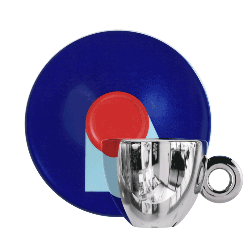 Cappuccinotassen von Stefan Sagmeister - Set aus 2 Tassen