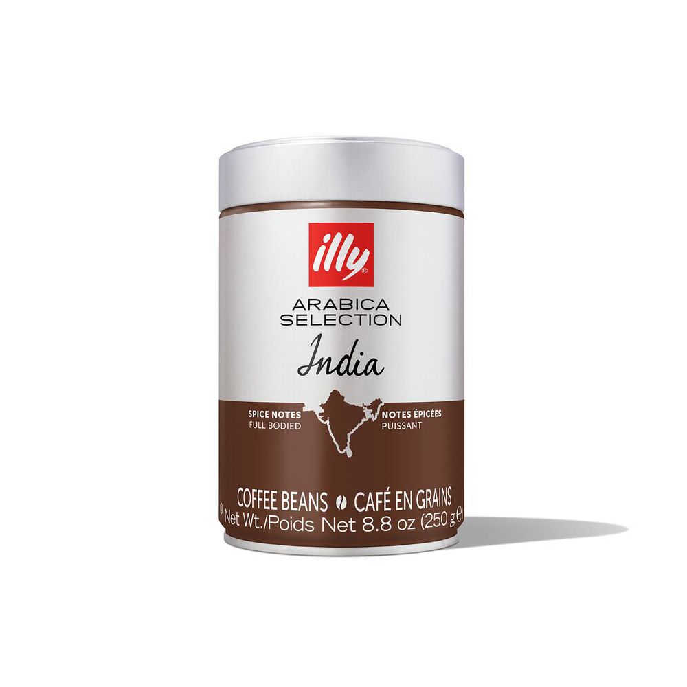Arabica Selection Whole Bean India Front View Can
