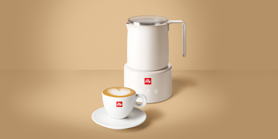 illy Stainless-Steel Milk Frother