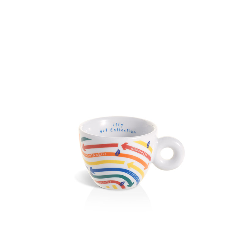 illy Art Collection de Matteo Thun - Una huella humana - Taza de café espresso