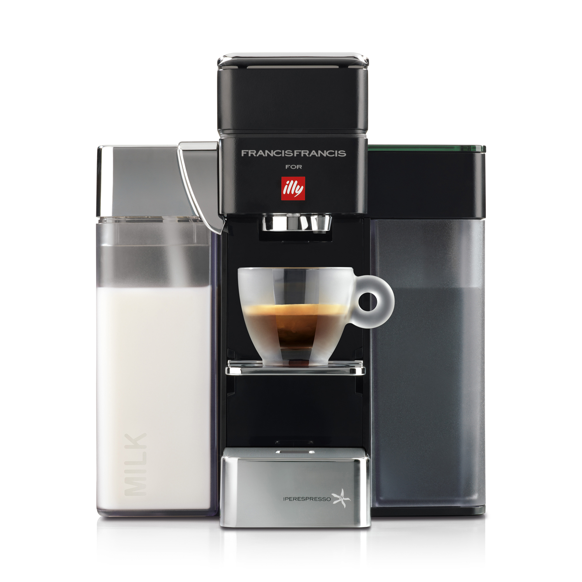 Milk & Espresso Machine - Y5 iperEspresso Black