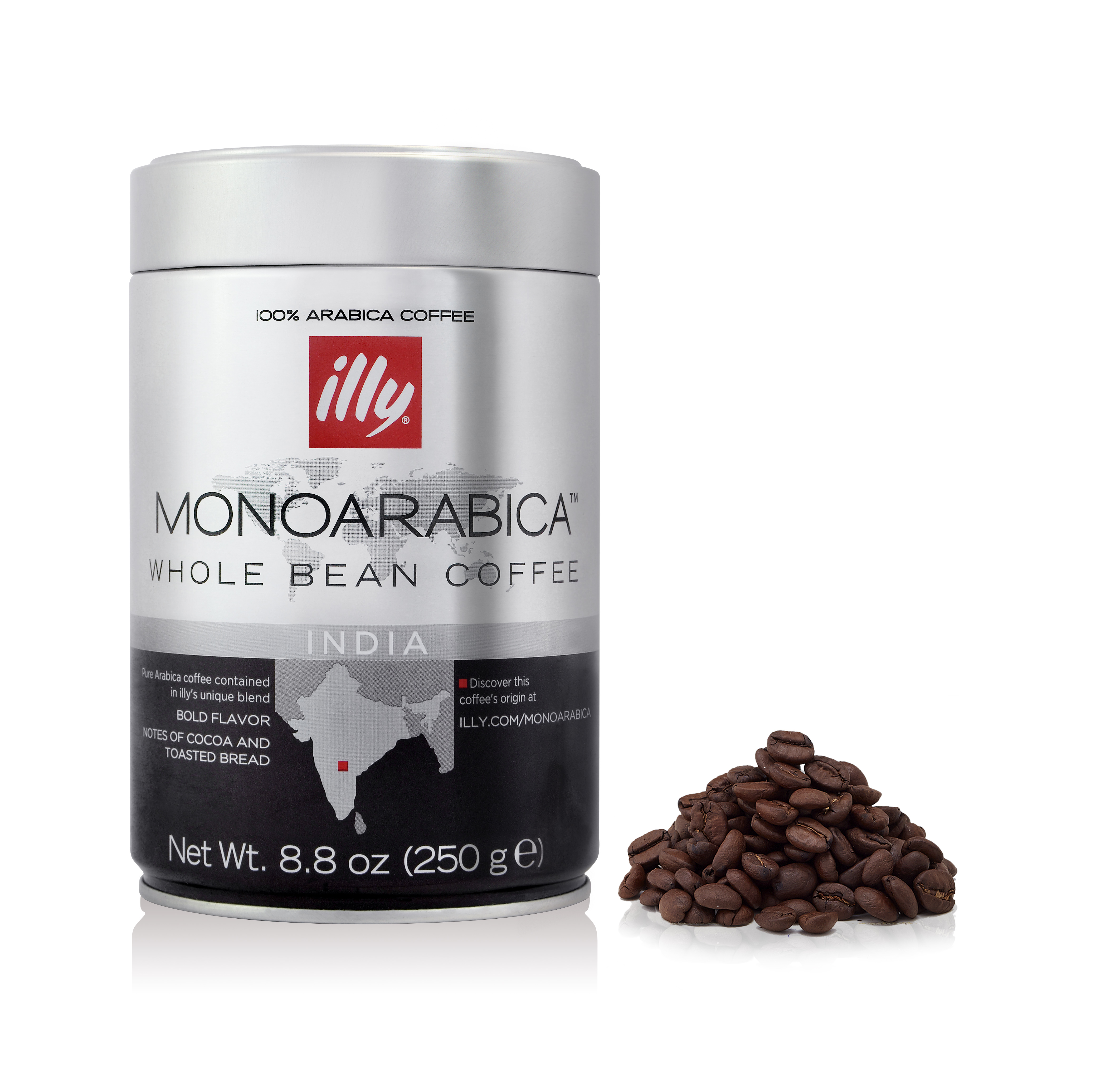 illy MONOARABICAª Whole Bean Coffee India