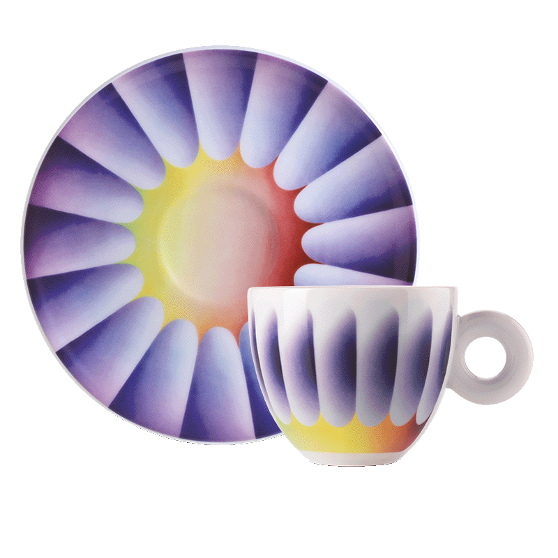 Set of 2 Cappuccino Cups - the Judy Chicago illy Art Collection