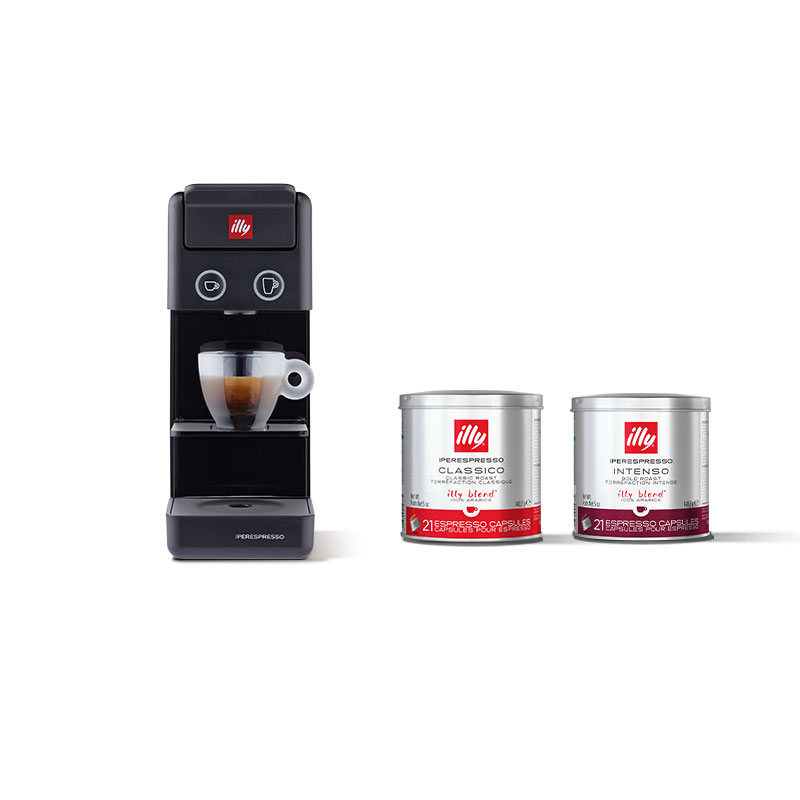 Y3.2 Espresso & Coffee Machine Bundle - illy Shop