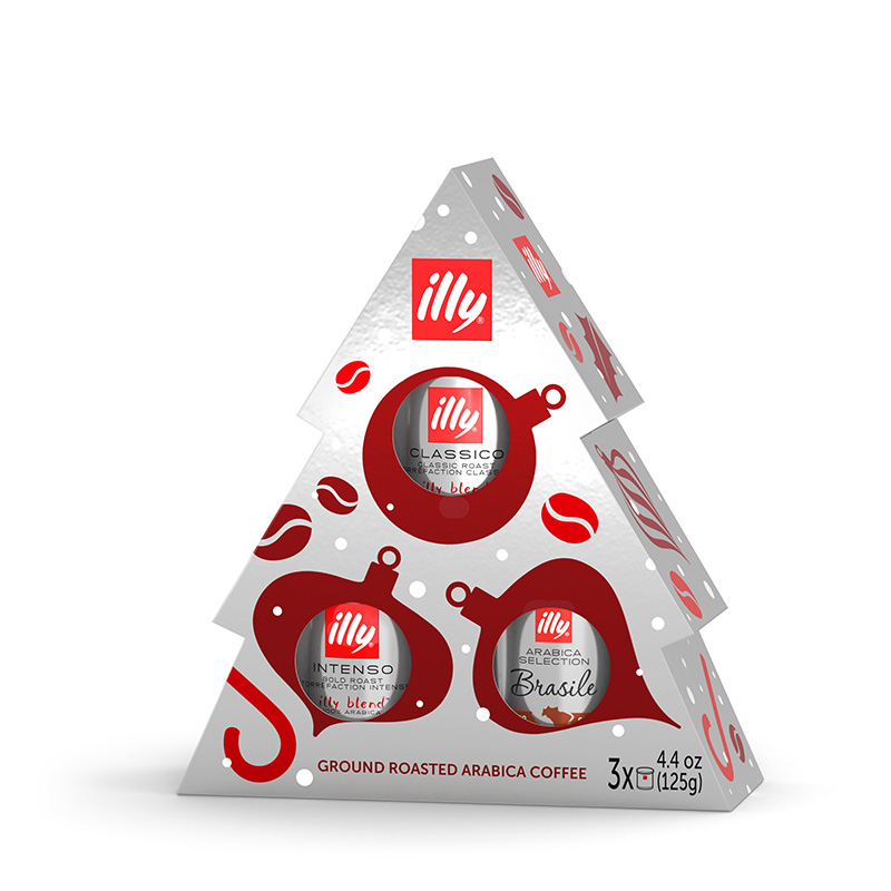 Tree gift pack (3 x 125g) - illy Christmas 2022
