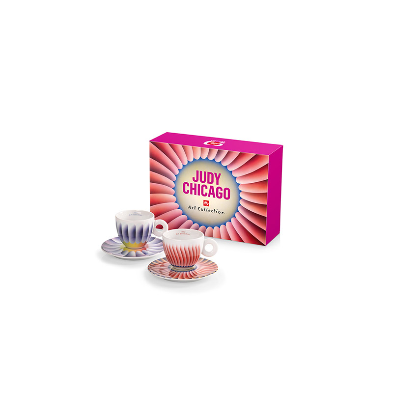 Set van 2 espressokopjes - Judy Chicago illy Art Collection
