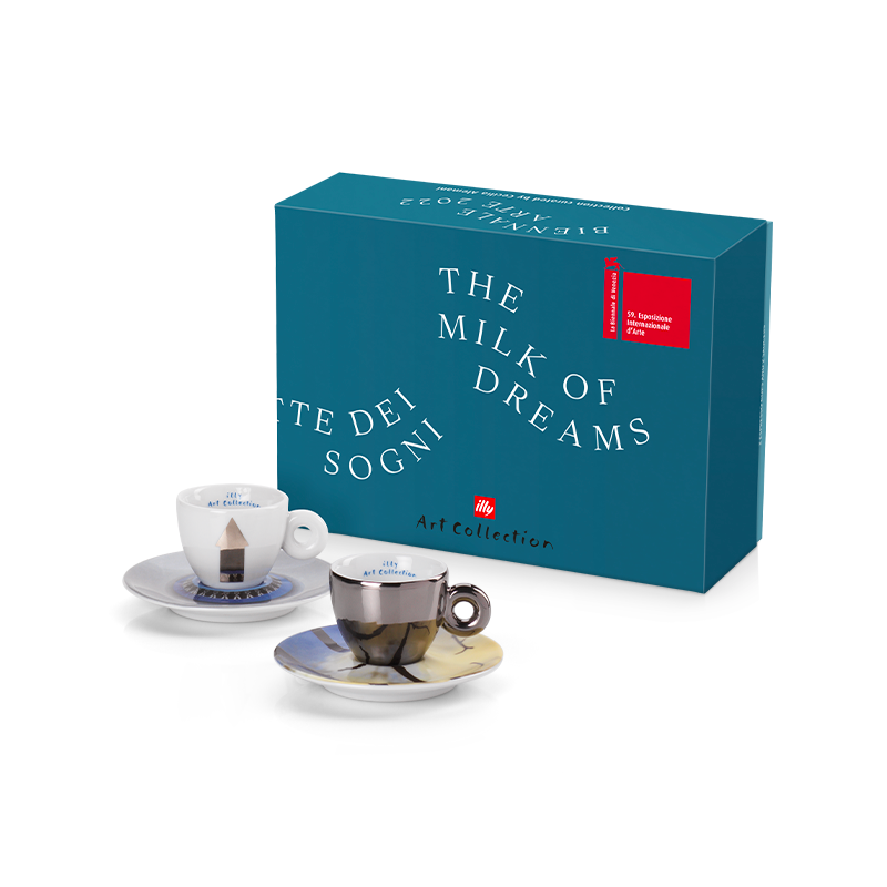 Set de 2 tazas de café espresso: la illy Art Collection para la Biennale 2022