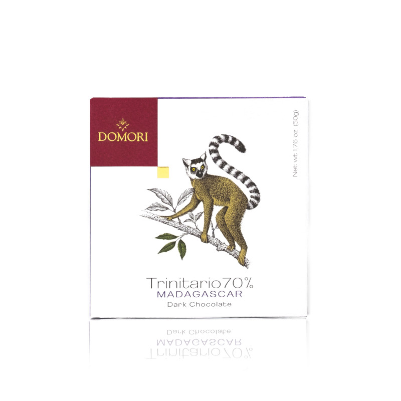 Tavoletta di cioccolato fondente 70% di Cacao del Madagascar 50gr