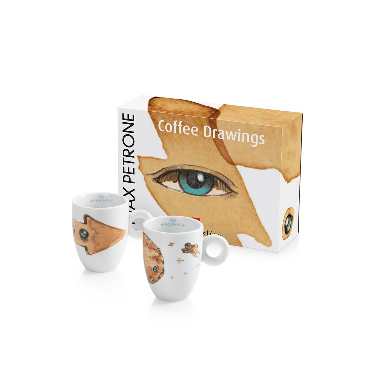 illy Max Petrone Set of 2 Mugs