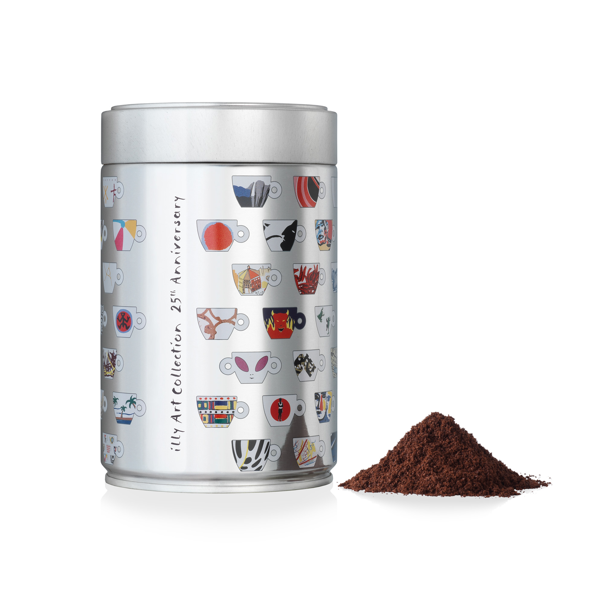 illy illy Art Collection 25th Anniversary Can Medium Roast Ground Espresso