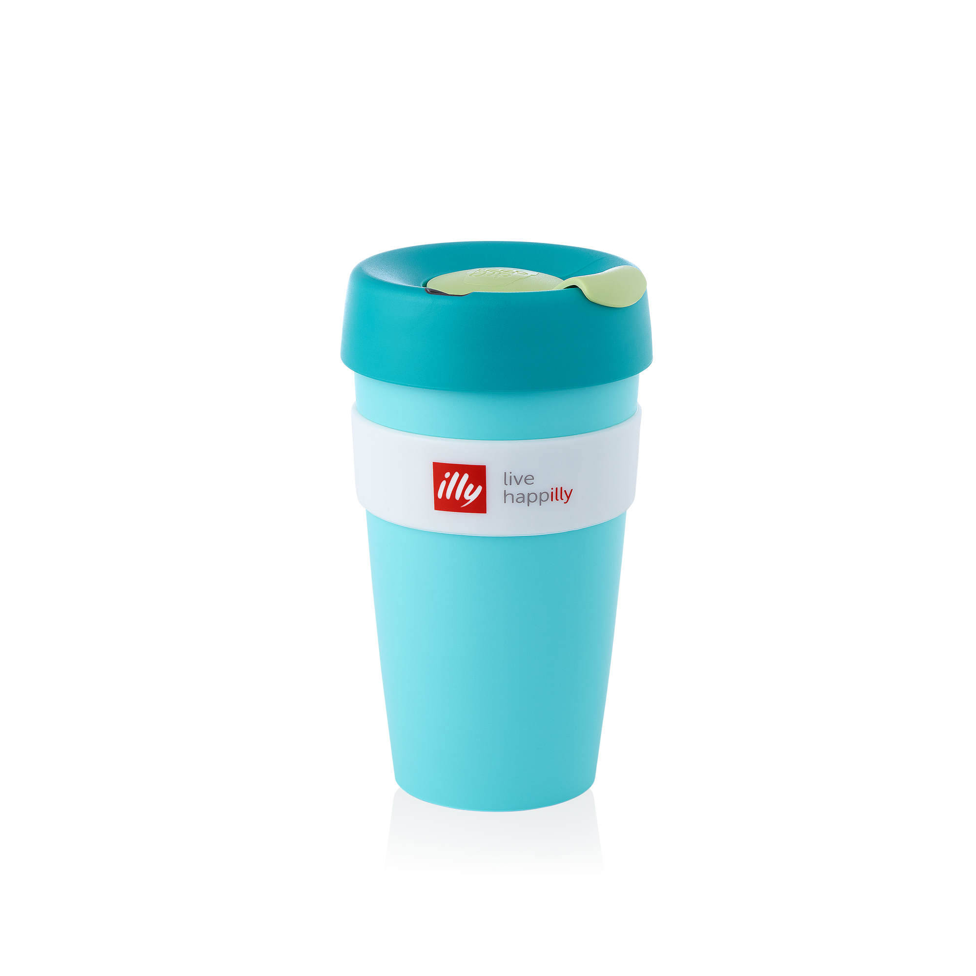 Kaffeebecher Travel Mug Keepcup Live Happilly Weiß 450ml