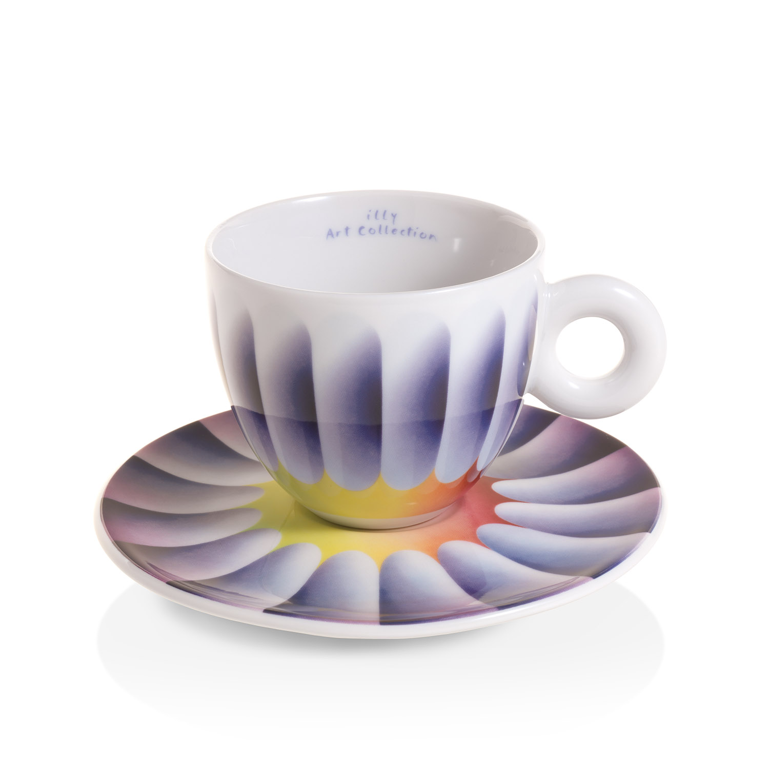 Set of 2 Cappuccino Cups - the Judy Chicago illy Art Collection