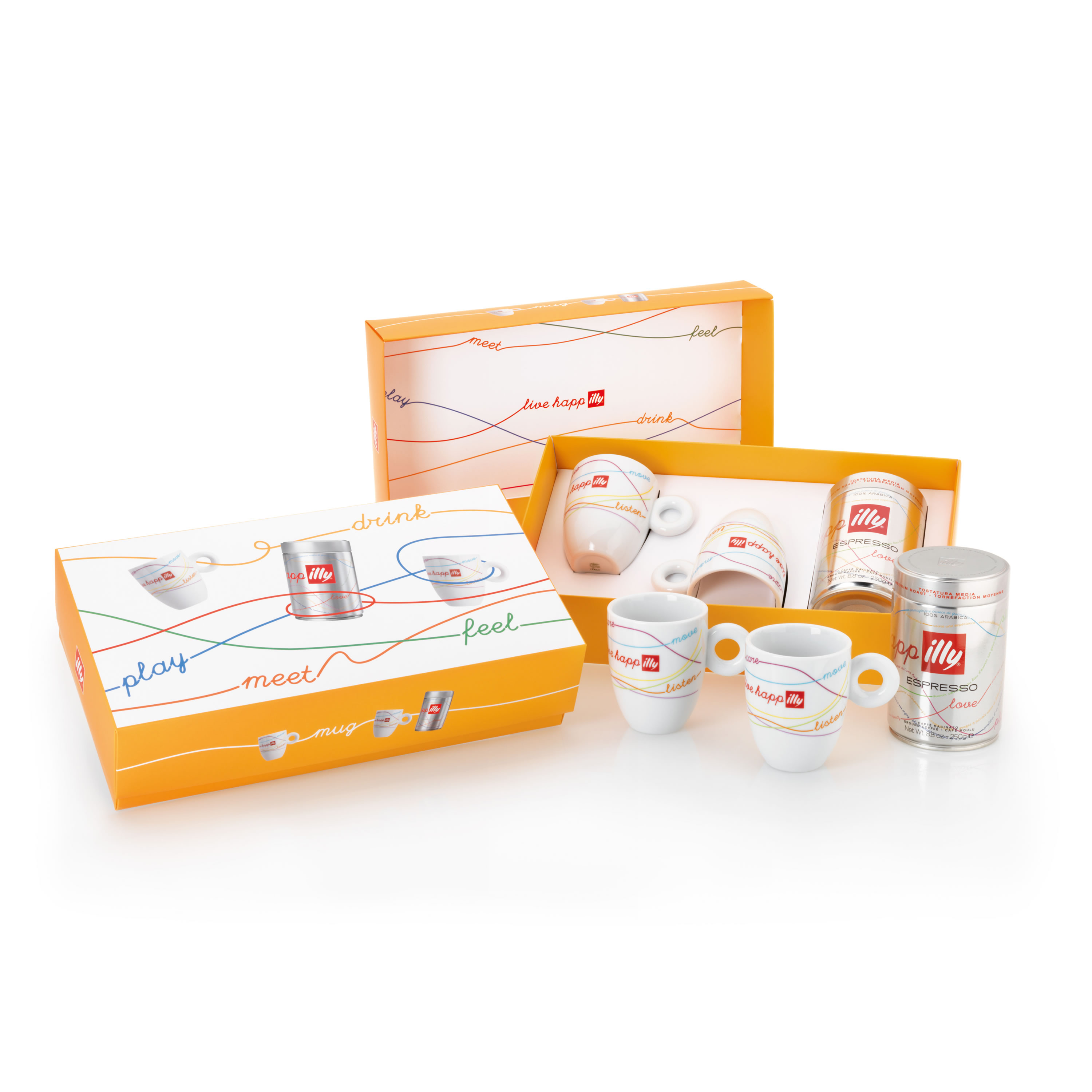 Live HAPPilly Mugs + Coffee Gift Pack