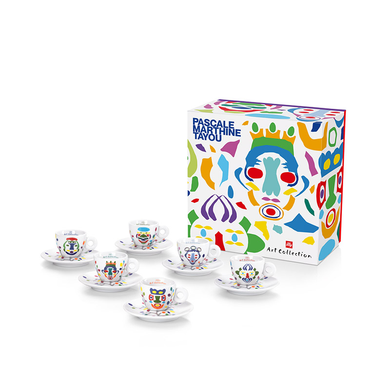 Set aus 6 Espressotassen - illy Art Collection Pascale Marthine Tayou