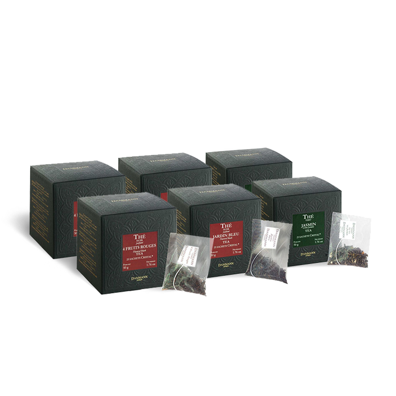 Dammann® Flavored Tea Sachet Sampler Bundle - 6-Pack