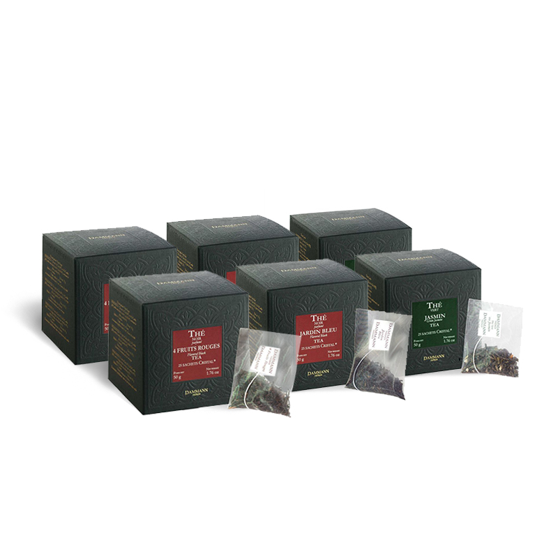 Dammann® Flavored Tea Box Set - Sachet bundle of 6 boxes - illy