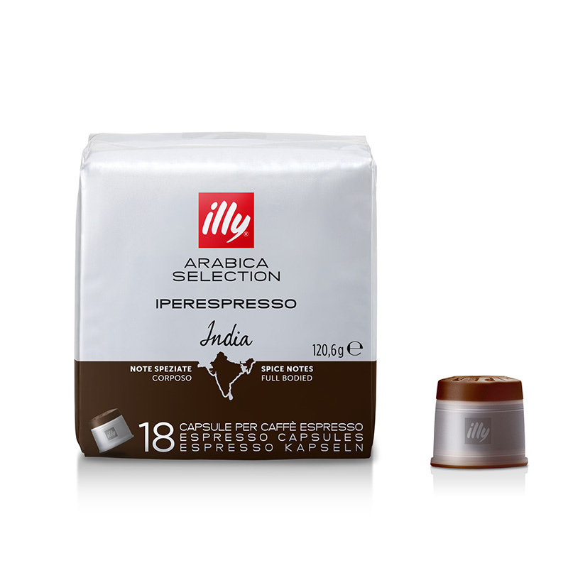 Café en capsules Iperespresso - Arabica Selection Inde - 18 unités