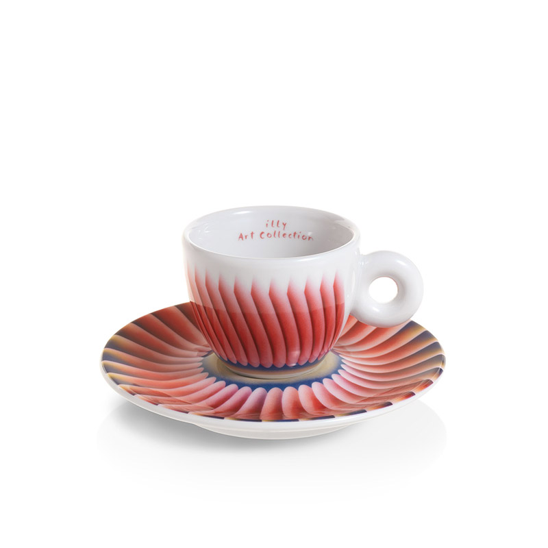 Set van 2 espressokopjes - Judy Chicago illy Art Collection