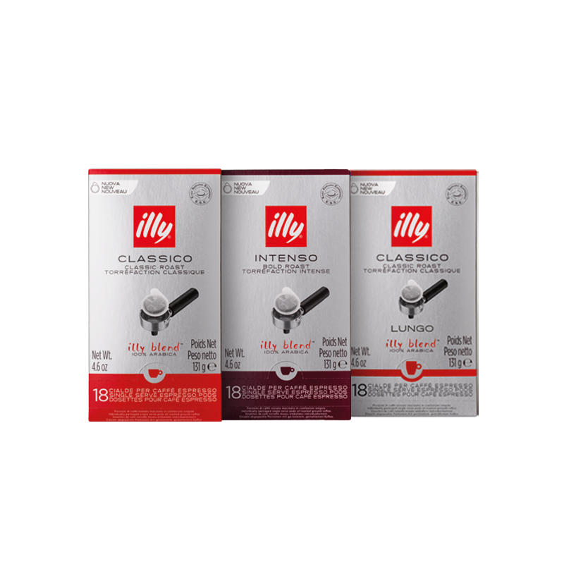 E.S.E.-Pads 3er Set: Classico, Intenso, Lungo