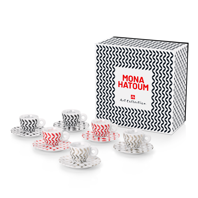 Set de 6 Tazas de Café Espresso - illy Art Collection Mona Hatoum