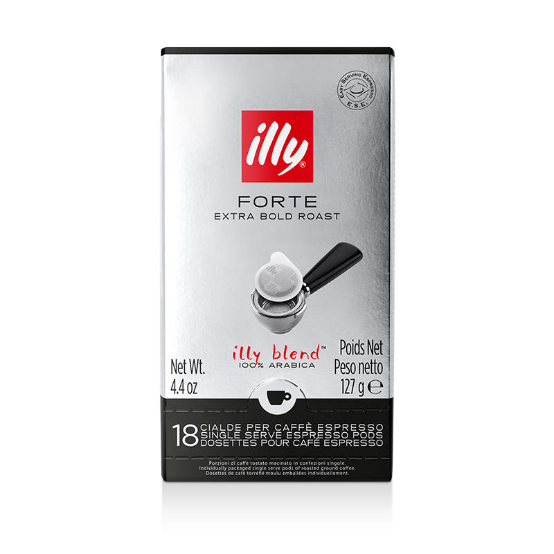 ESE Coffee Pods FORTE Roast – 18 capsules - illy