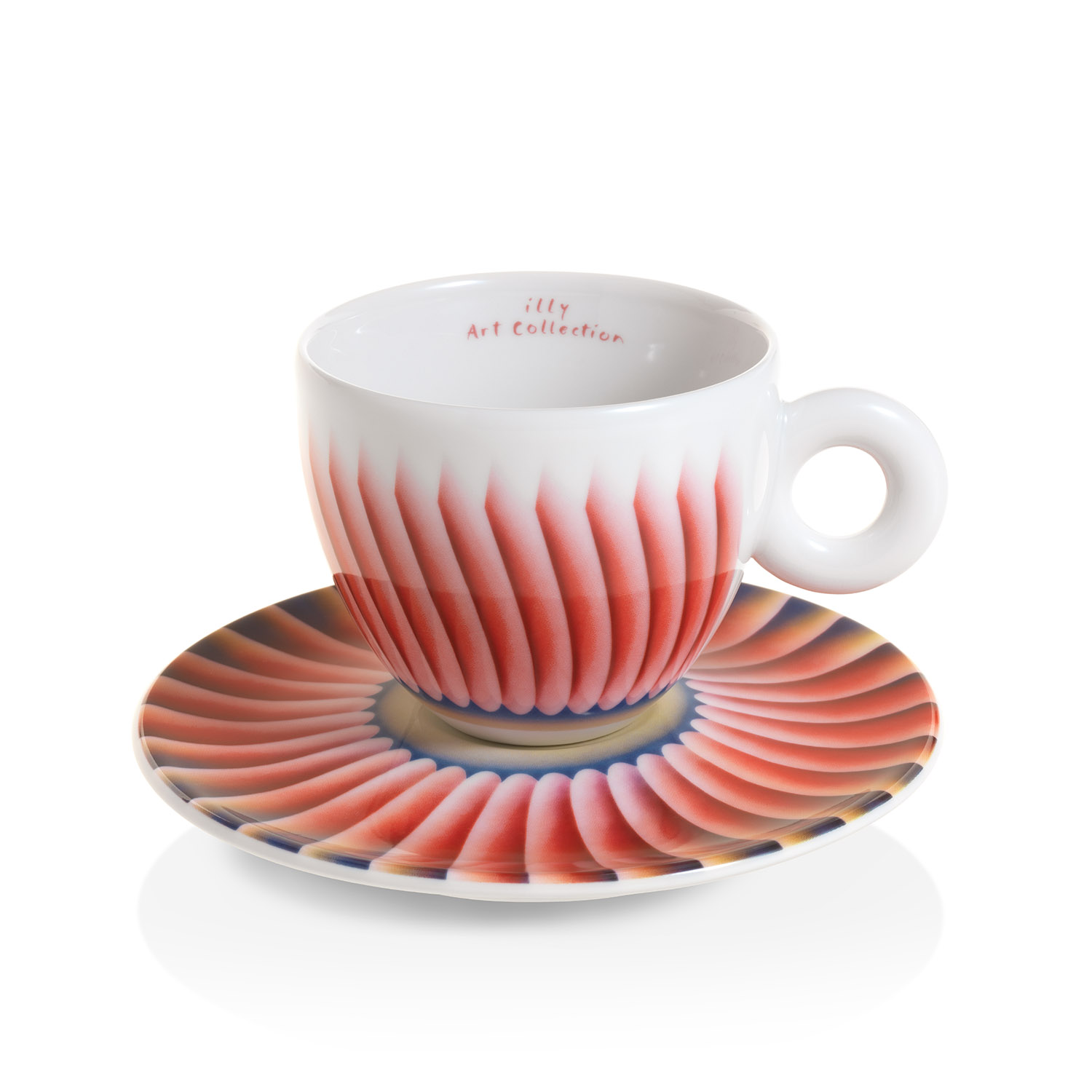 Set aus 2 Cappuccinotassen - illy Art Collection Judy Chicago