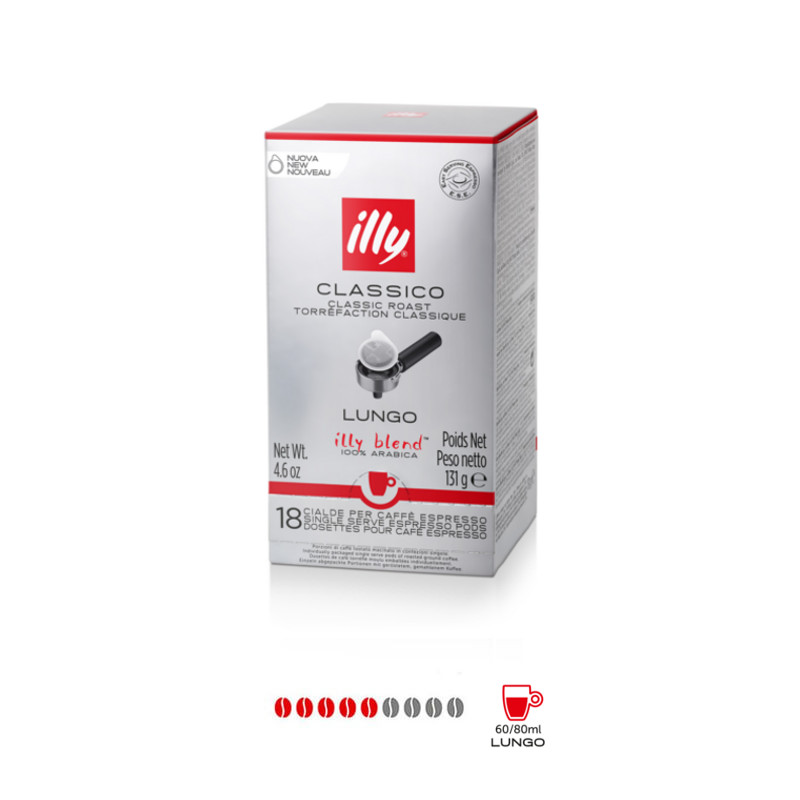 Dosettes de café E.S.E. Long Classique - illy Shop