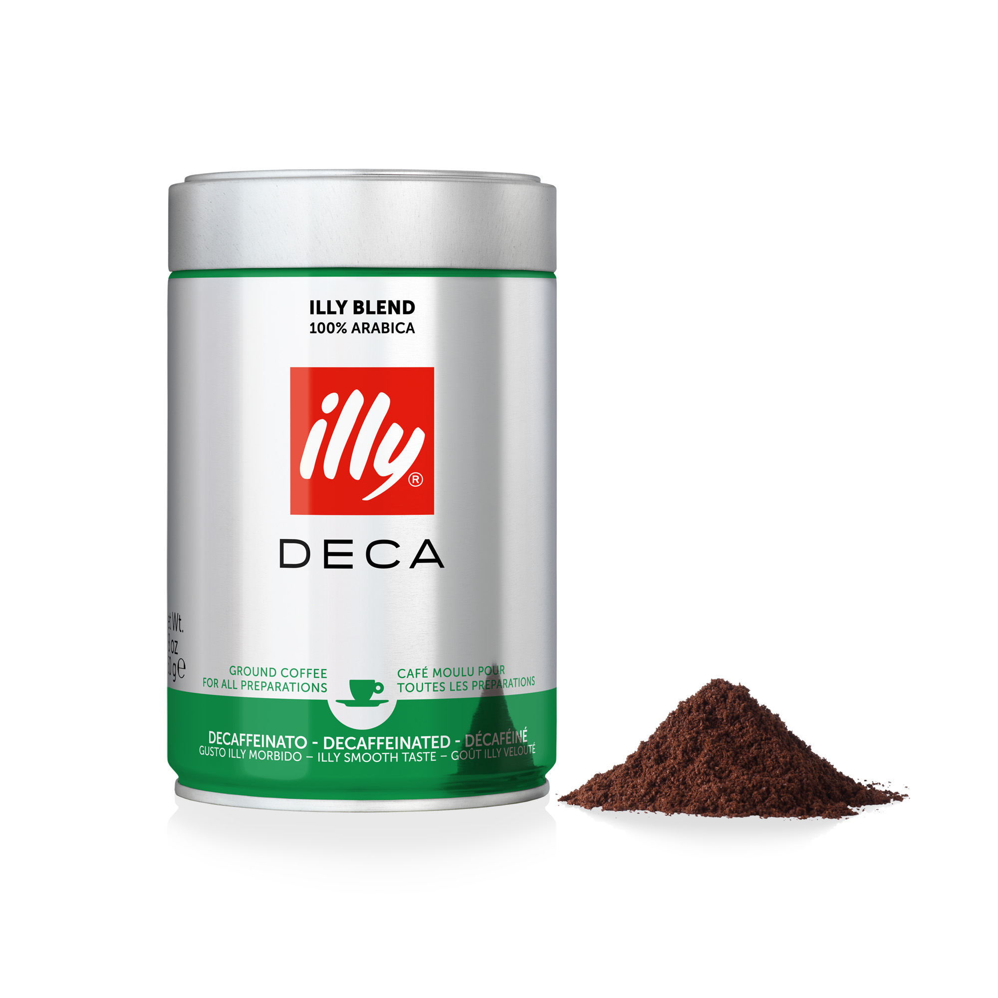 Ground Coffee Decaffeinated Coffee illy