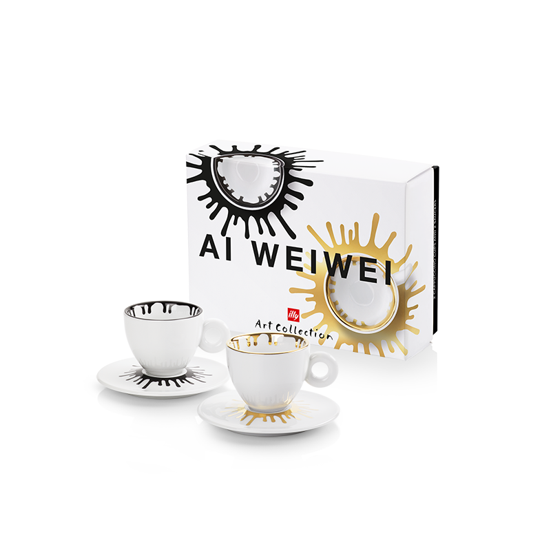 Set aus 2 Cappuccinotassen - illy Art Collection Ai Weiwei 2021