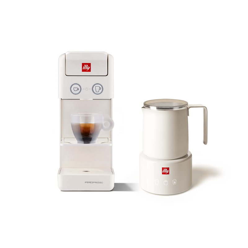Y3.3 Iperespresso Kaffeemaschine und Milchaufschäumer