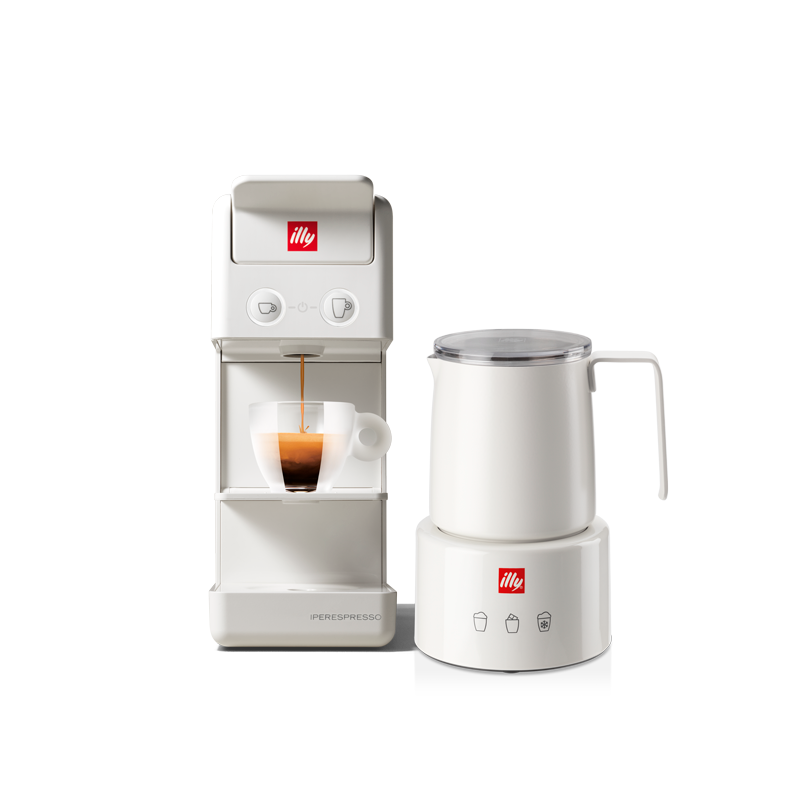 Kit Paquete Espumador de Leche y Máquina de Café Y3.3