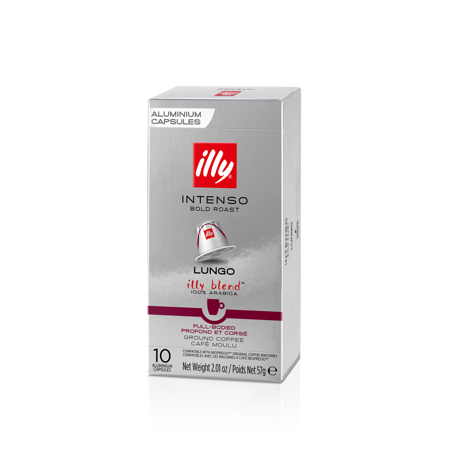 10 Illy Coffee Capsules for Nespresso Espresso Intenso Bold Roast