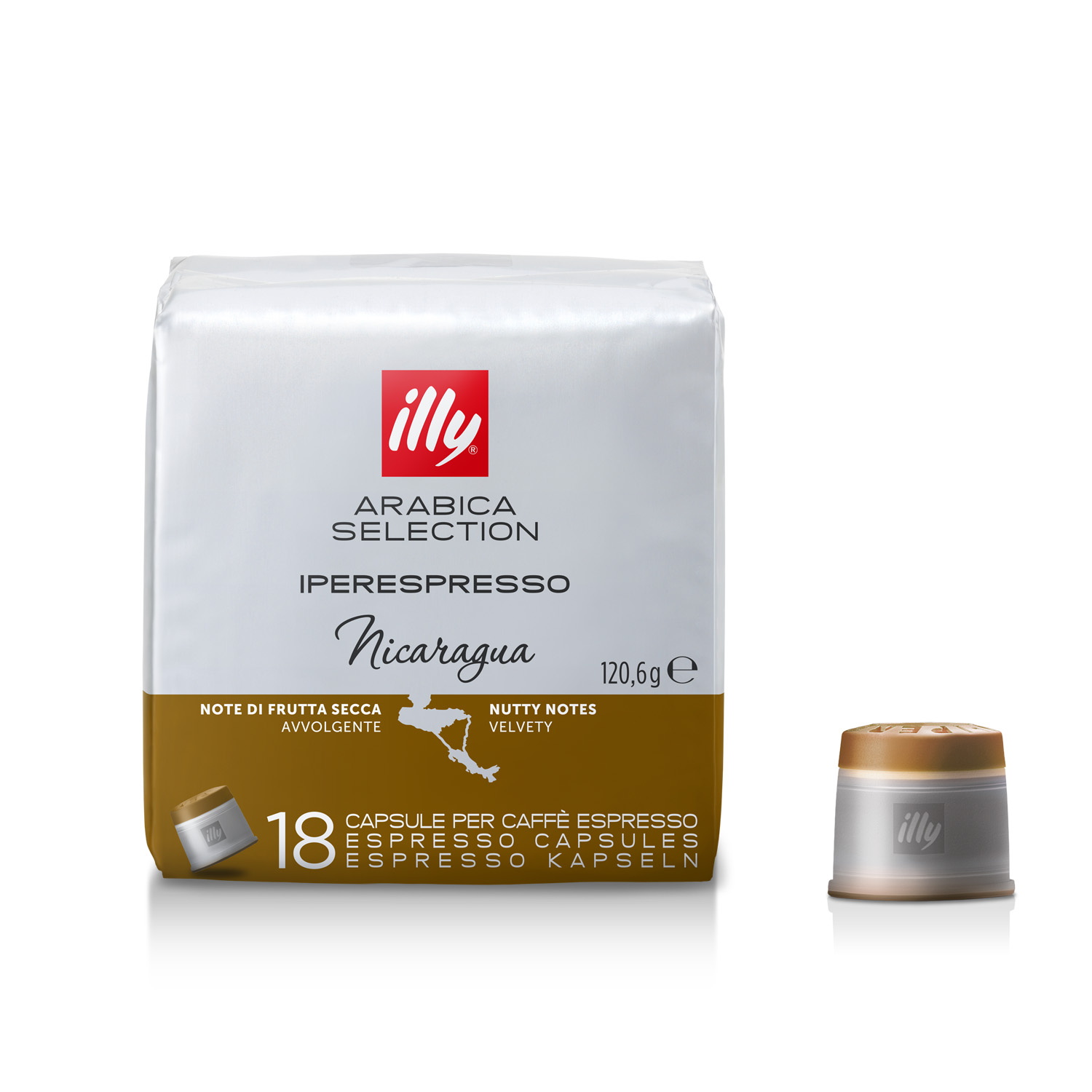 Koffie capsules Arabica Selection Nicaragua - 18 individueel verpakte capsules