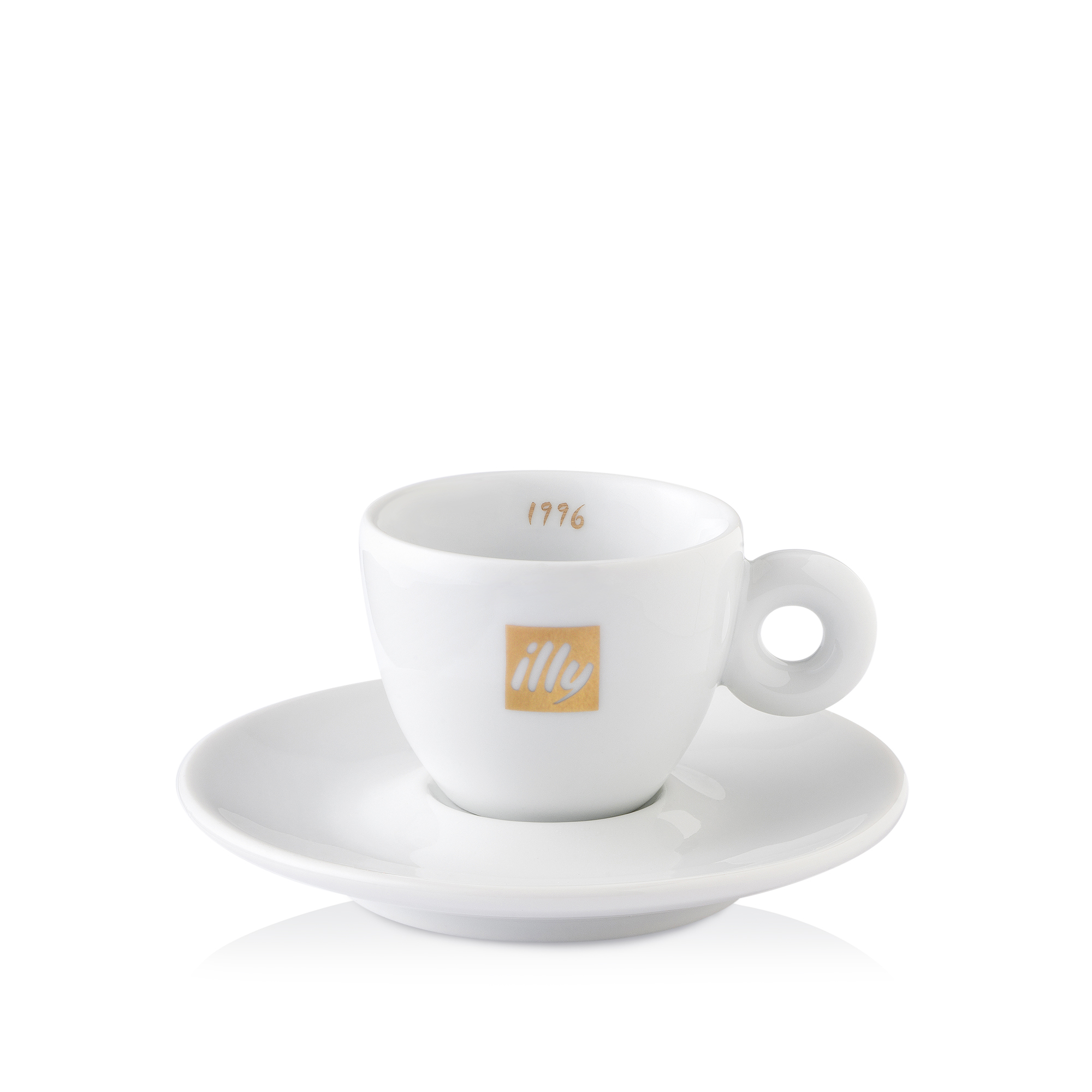 90-jarig jubileum: blik Classico koffie met 6 espressokopjes