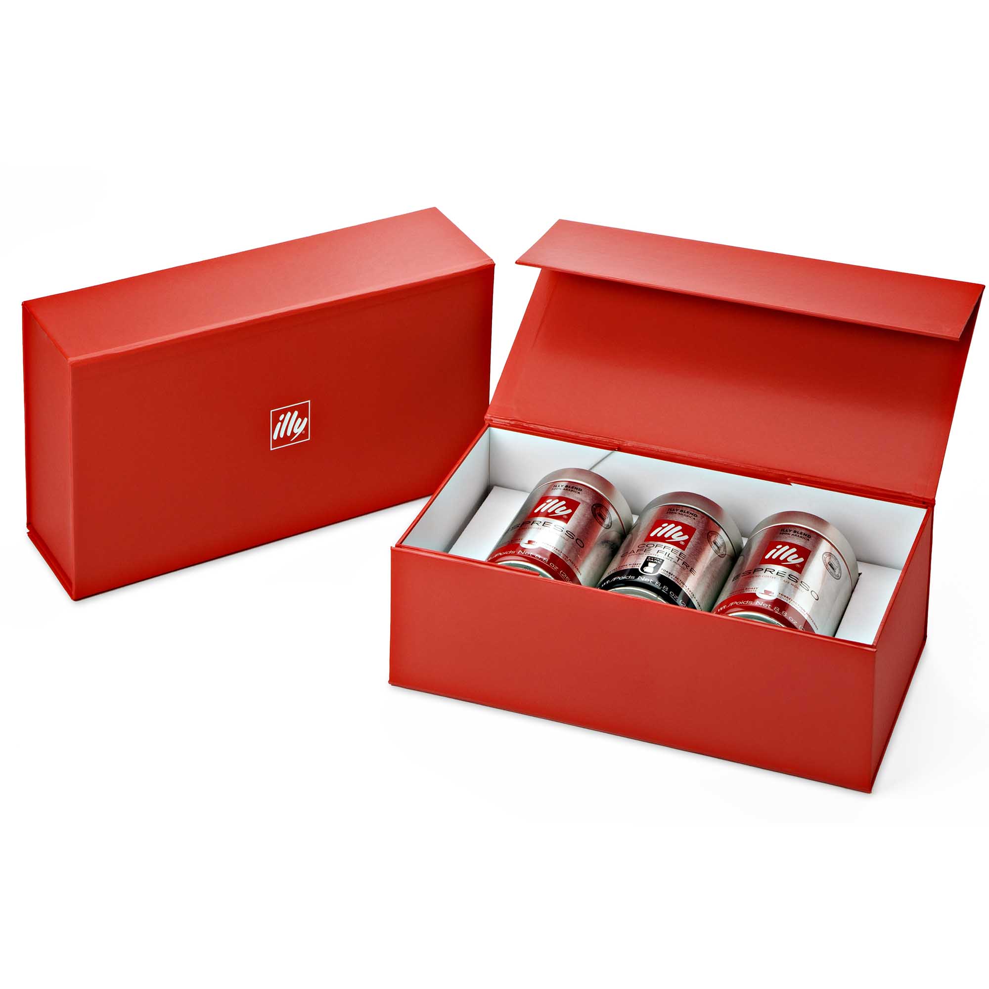 Customize a Gift Box of 3 illy Cans of Coffee