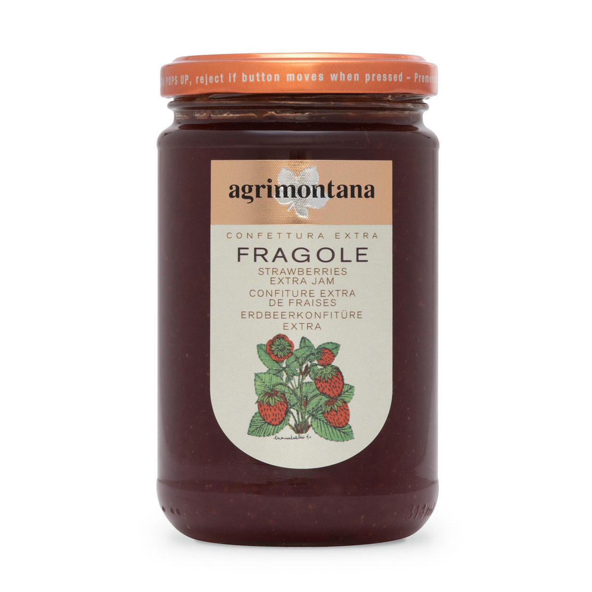 Agrimontana Strawberry Jam