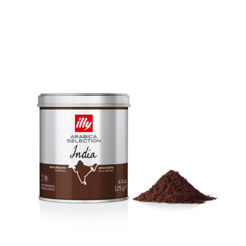 Ground coffee Indian coffee Arabica Selection illy Shop