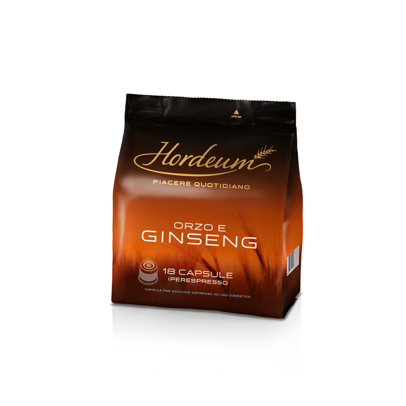 Orzo e Ginseng per macchine da caffè Iperespresso
