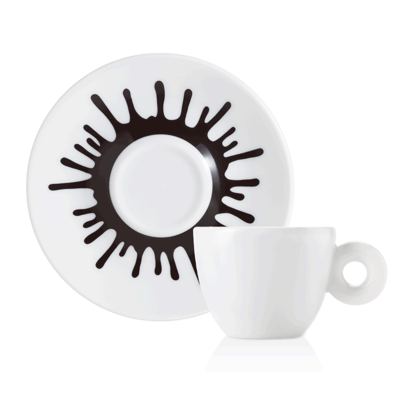 Set van 2 espressokopjes - Ai Weiwei illy Art Collection