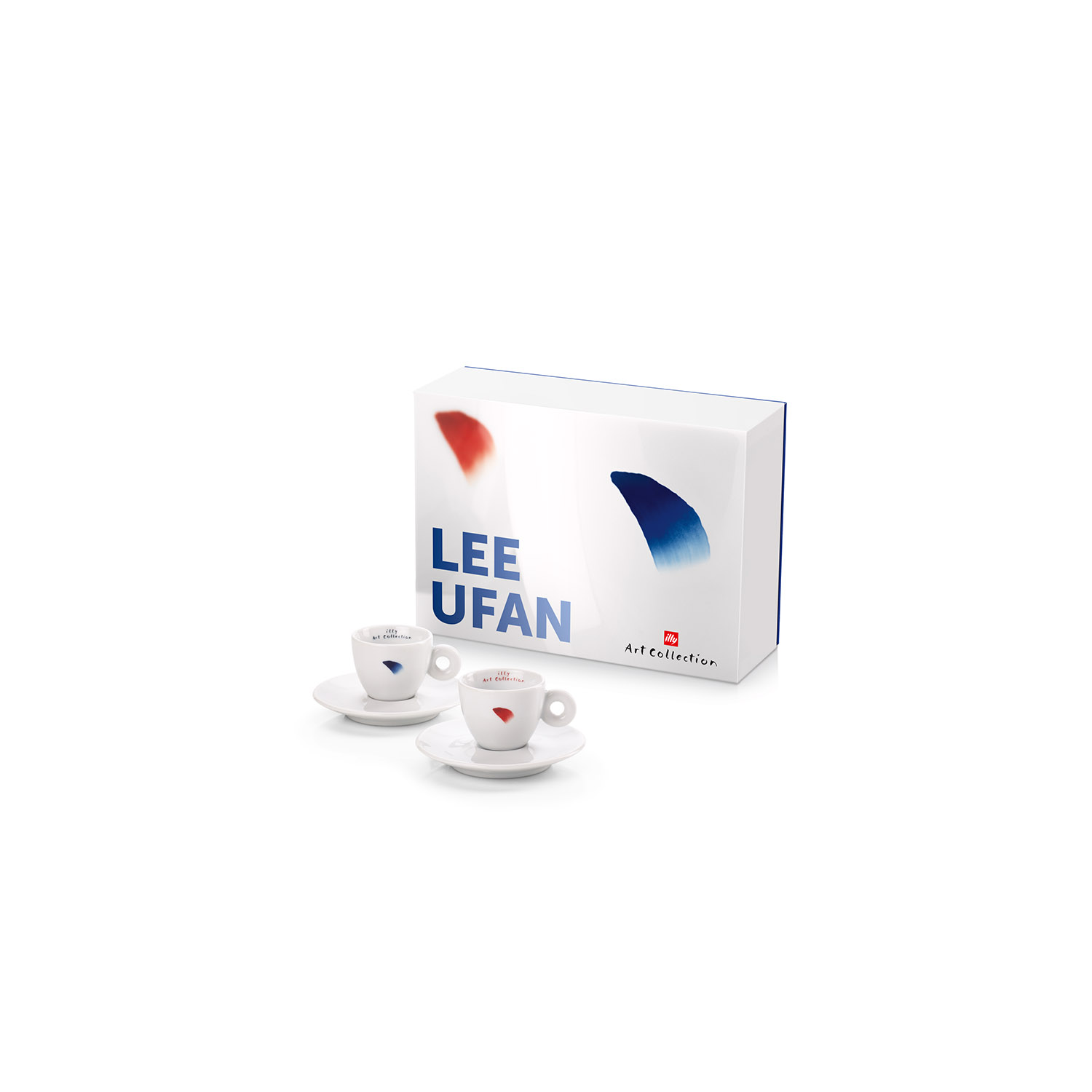 Ensemble de 2 tasses à espresso - illy Art Collection Lee Ufan