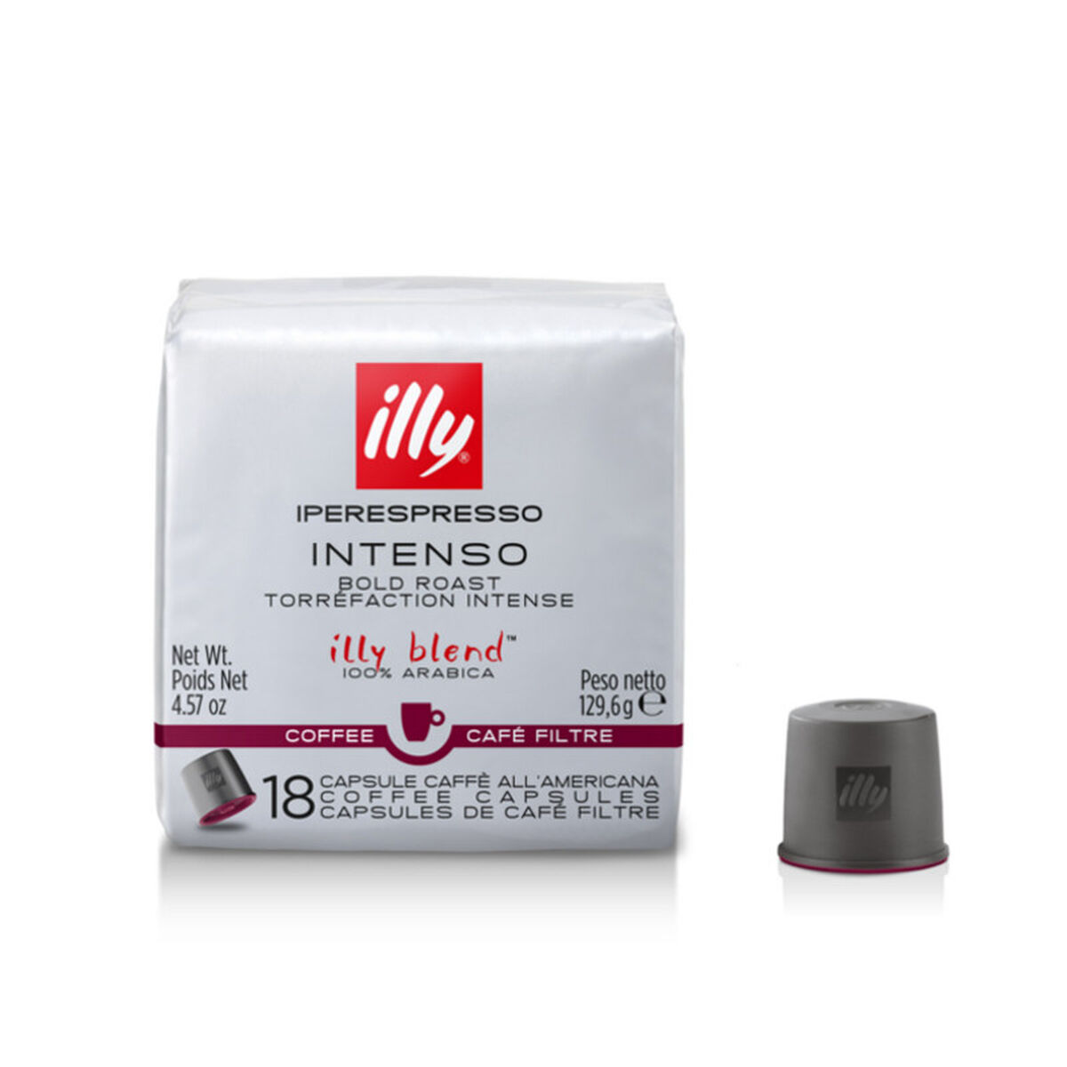 iper Coffee Capsule Cube Intenso- Dark Roast