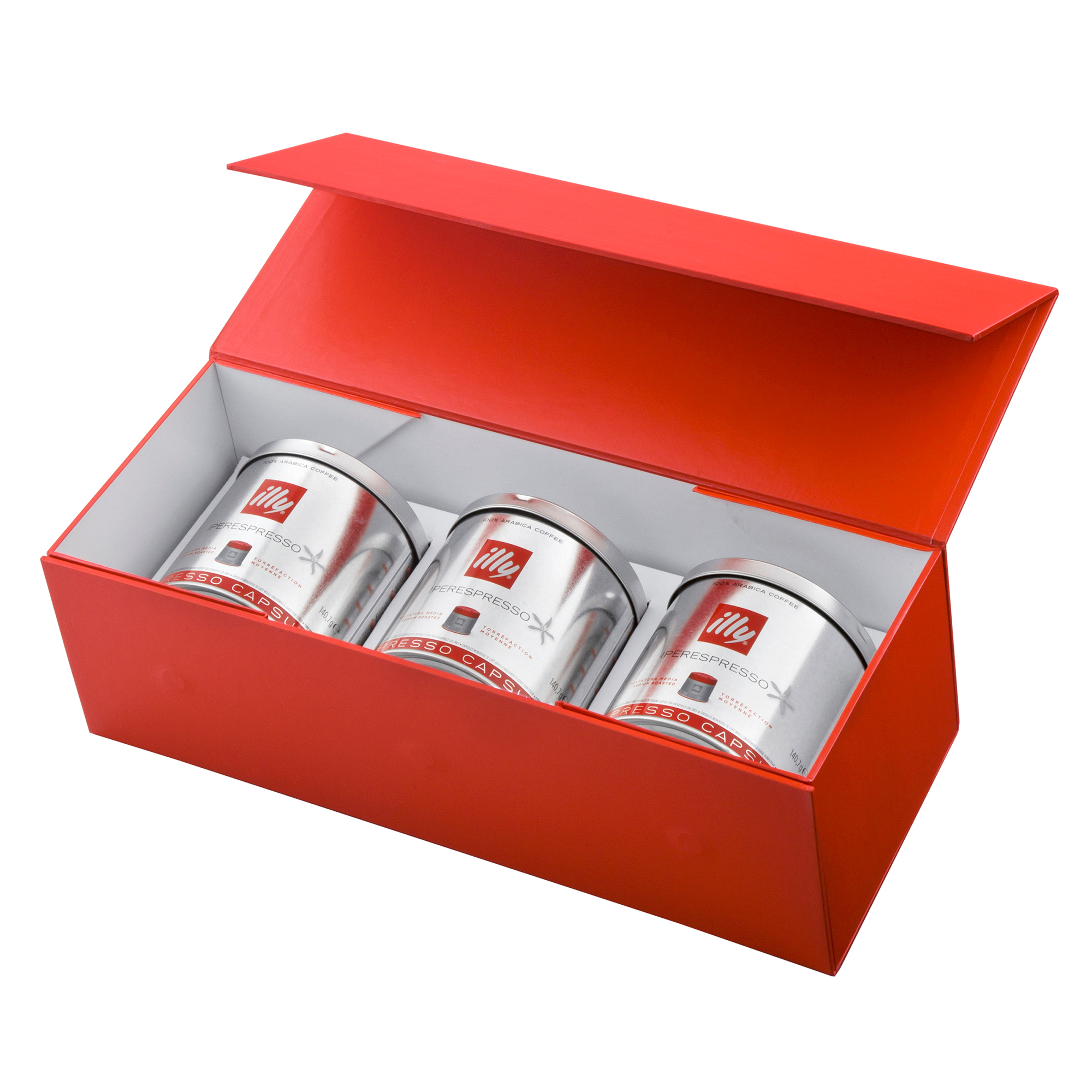 Customize a Gift Box of 3 illy Cans of Iperespresso Coffee
